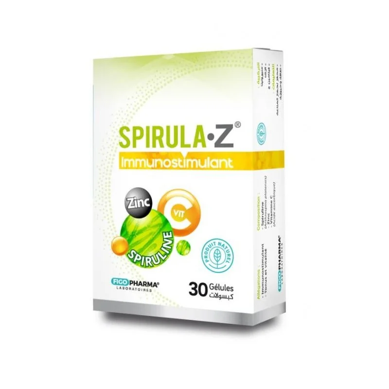 SPIRULA-Z Boite 30 Gélules SPIRULA-Z Boite 30 Gélules