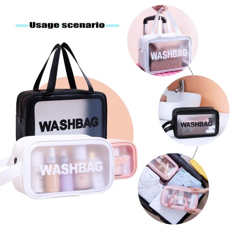 Ensemble de 3 Sacs à Cosmétiques - Washbag