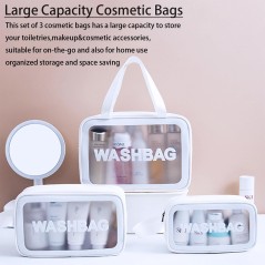Ensemble de 3 Sacs à Cosmétiques Ensemble de 3 Sacs à Cosmétiques