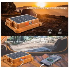 projecteur solaire portable