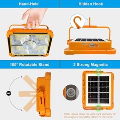 Projecteur solaire portable 100w Projecteur solaire portable 100w