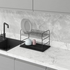 Porte assiette et verre en INOX à poser S-4017-A