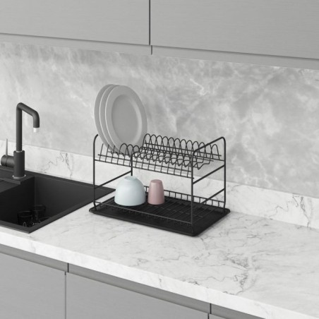 Porte assiette et verre en INOX à poser S-4017-A