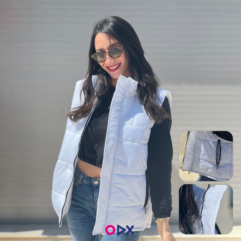 Doudoune sans manches - Blanc Doudoune sans manches - Blanc