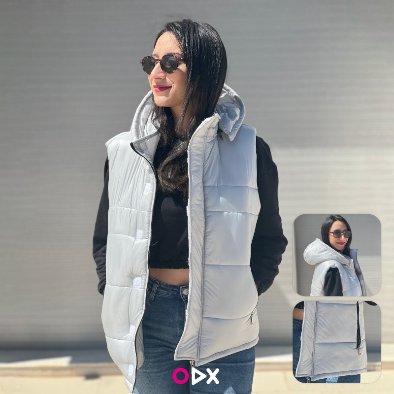 Doudoune sans manches - Blanc Doudoune sans manches - Blanc