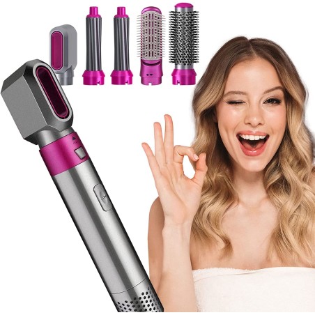 Sèche Cheveux et Coiffeur Multifonction 5 en 1 - 800–1250 W