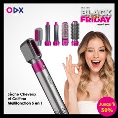 Sèche Cheveux et Coiffeur Multifonction 5 en 1 - 800–1250 W
