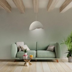 Luminaire suspendu Wave – Élégance Wabi-Sabi et charme naturel