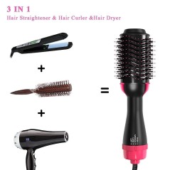Hair Dryer and Styler - Hot Air Brush - 1200W - One Step Hair Dryer and Styler - Hot Air Brush - 1200W - One Step