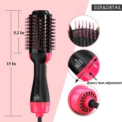 Hair Dryer and Styler - Hot Air Brush - 1200W - One Step Hair Dryer and Styler - Hot Air Brush - 1200W - One Step