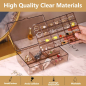 Boîte à Bijoux Transparente et Empilable