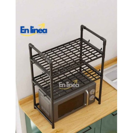 Étagère pour Micro-Ondes Réglable et Extensible
