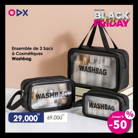 Ensemble de 3 sacs à cosmétiques - Washbag