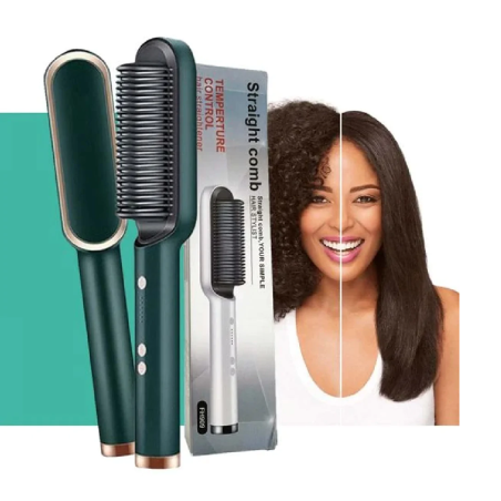 Brosse lissante chauffante en céramique