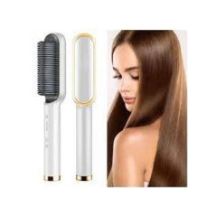 Brosse lissante chauffante en céramique Brosse lissante chauffante en céramique