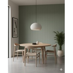 Luminaire suspendu Makalu – Élégance Wabi-Sabi et charme naturel