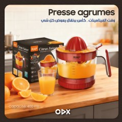 Presse agrumes RAF 400 ml 30W - Rouge