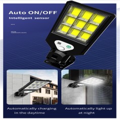 Lampe solaire avec détecteur de mouvement