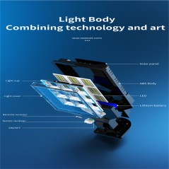 Lampe solaire avec détecteur de mouvement