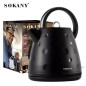 Bouilloire électrique Sokany sk-1033 - 1,7L - 360° - Noir