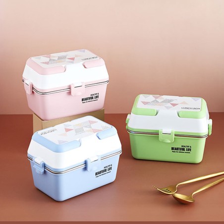 Boîte à lunch hermétique en plastique