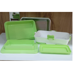 Boîte à lunch hermétique en plastique