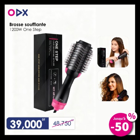 Brosse soufflante 1200W One Step