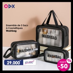 Ensemble de 3 sacs à cosmétiques - Washbag