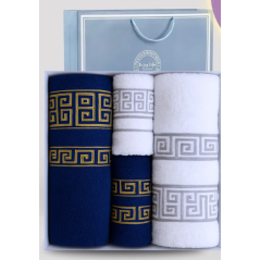 Parure serviette de bain 4pcs