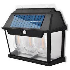 Applique murale solaire à détection de mouvement