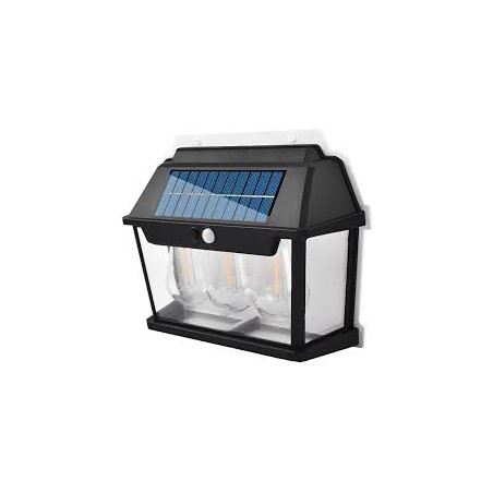 Applique murale solaire à détection de mouvement