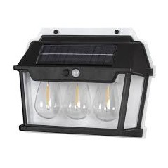 Applique murale solaire à détection de mouvement