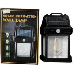Lampe solaire en forme d’ampoule – Applique photovoltaïque avec détecteur de mouvement