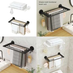 Porte-serviettes multifonction simple