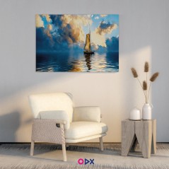 Tableau décoratif en toile - Entre ciel et mer