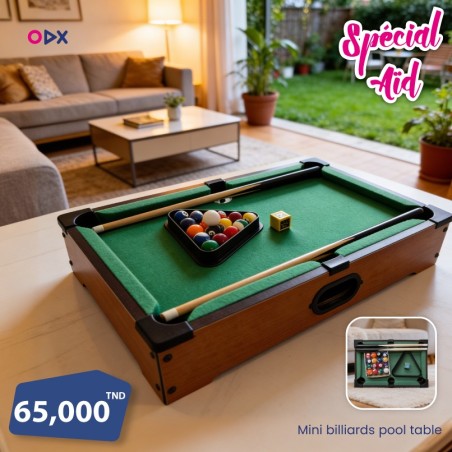 Mini billiards pool table