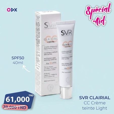 SVR CLAIRIAL CC Crème Light SPF50 - 40ml