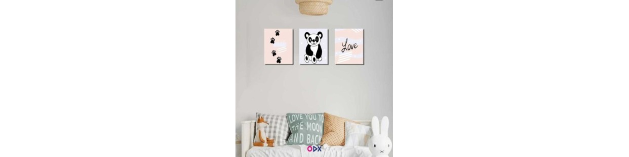 Tableaux chambre enfant en toile